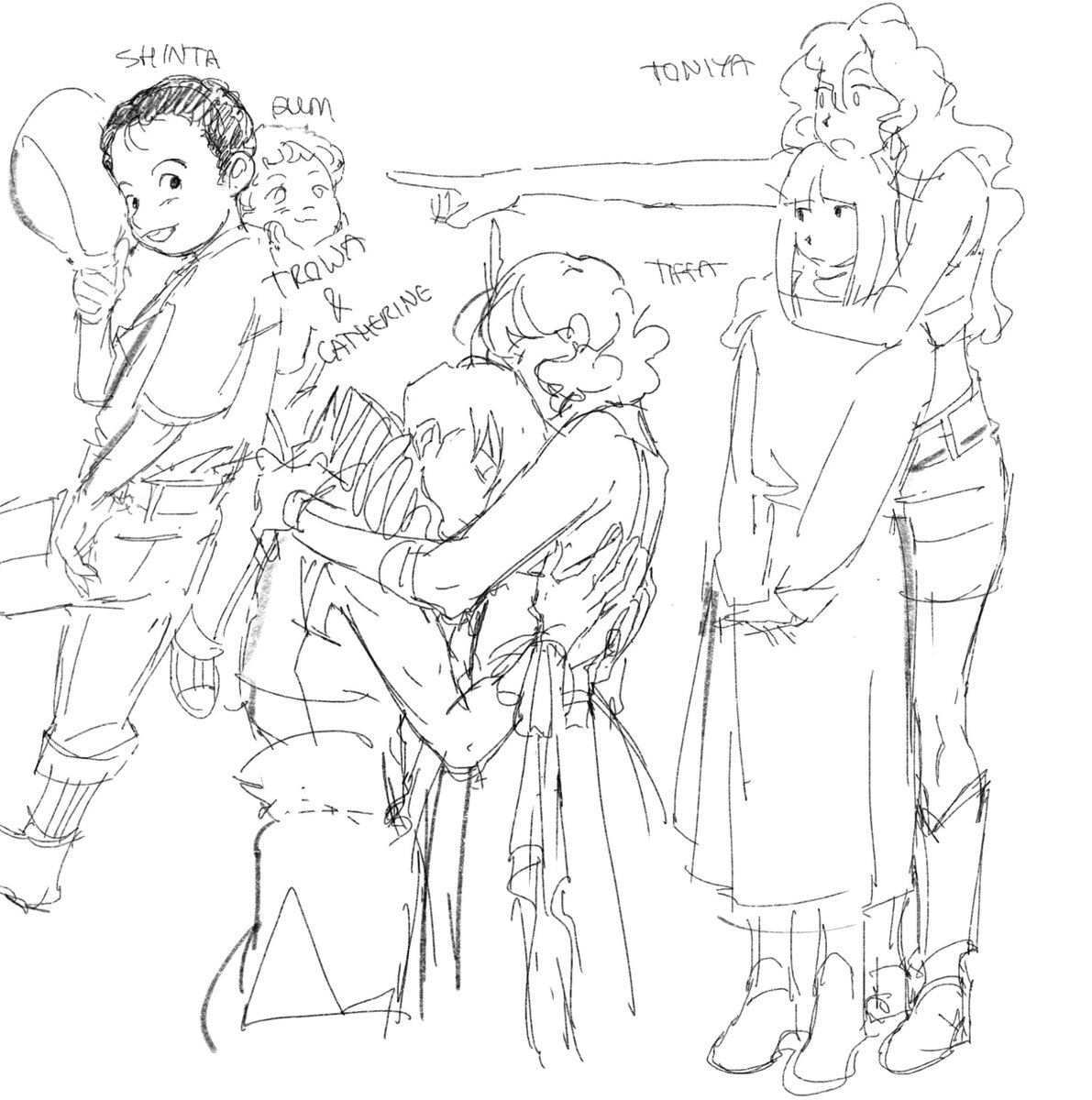esshemasha's tweet photo. waahh what a good era i need to go back to scribbling on procreate https://t.co/Lb1UkCOMwI