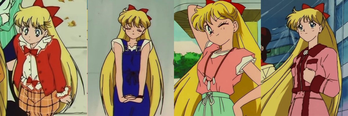 FataIYuri's tweet photo. I really love that Minako always has the cutest fits in Sailor Moon, I wish I could steal from her closet https://t.co/WnvXZ2pzAY
