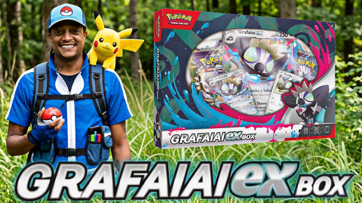 Tha_13Th_'s tweet photo. POKEMON | GRAFAIAI EX BOX | BOX FULL OF HITS | TEMPORAL FORCES | PARADOX RIFT | SCARLET &amp; VIOLET😱🤯 
https://t.co/WGgwe9lB02 #Pokemon #PokemonTCG #Youtube #Trending #SubscribeNow #Foryoupage https://t.co/EJtkdvaSit