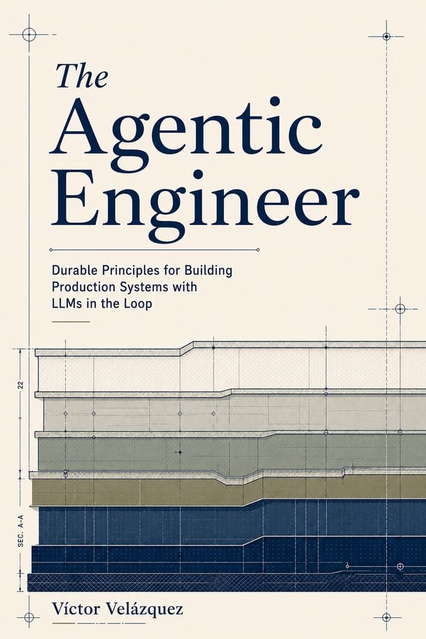 leanpub's tweet photo. The Agentic Engineer: Durable Principles for Building Production Systems with LLMs in the Loop by Victor Velazquez is the featured book 📖 on Leanpub!

Link: https://t.co/2CzGuA0giB

#agentic_engineering #software_engineering https://t.co/lbr68b7YCj