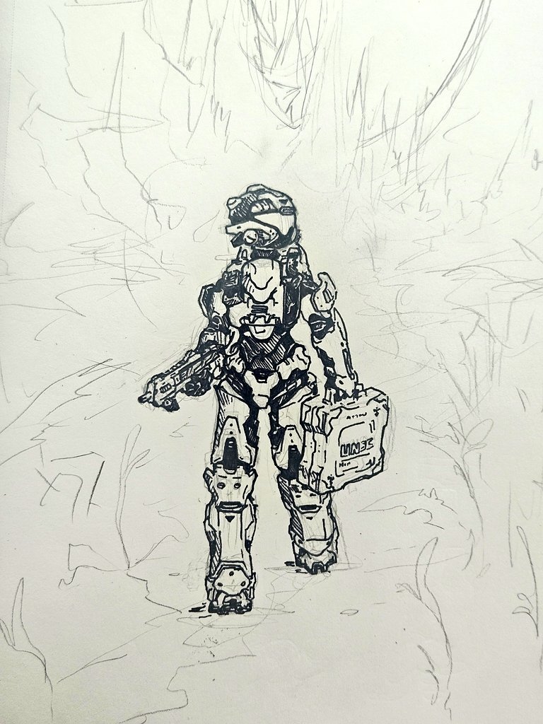 BishounenBunny's tweet photo. New dedicated art/Halo account so here's an old MKX dump hello!! :D https://t.co/UnSghHPJac