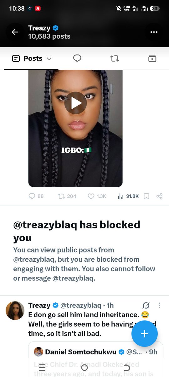 NWAIMO00's tweet photo. @treazyblaq  Why are you blocking me? You think is by followers? You are a bastard, and you will remain a bastard. You will never be an Igbo. You are a bastard from Cameroon, and blocking me won't change that.

With your smelly pussy https://t.co/D692eocok6
