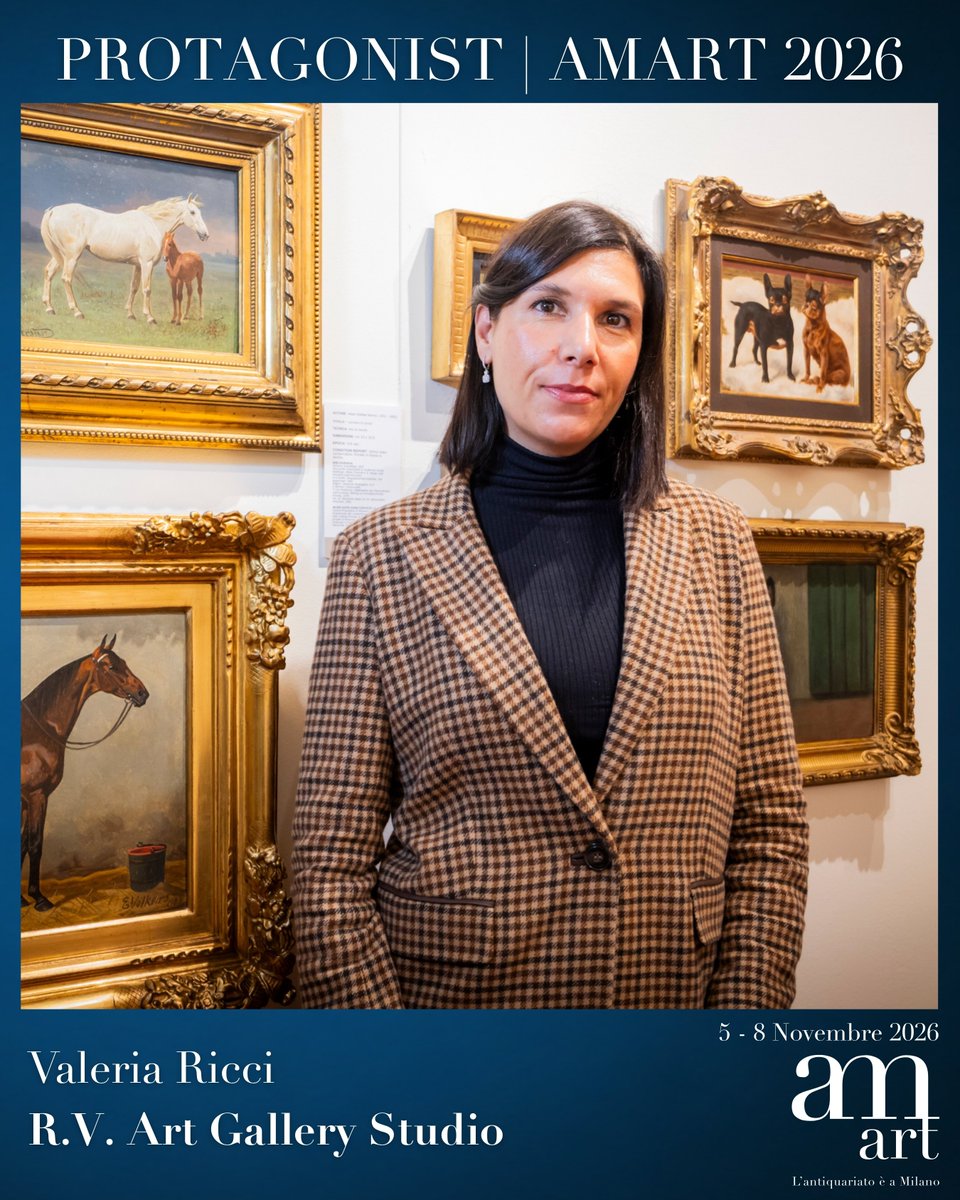 ArtemidePr's tweet photo. Protagonist | #AMART 2026 presenta R.V. Art Gallery Studio.

La galleria di Valeria Ricci ha sviluppato una ricerca fortemente riconoscibile, dedicata in particolare all’#arteanimalier d'epoca.

https://t.co/bndo6S7Kpz

#MuseodellaPermanente #Antiques #Mostre #Art https://t.co/uuP89RgDG1