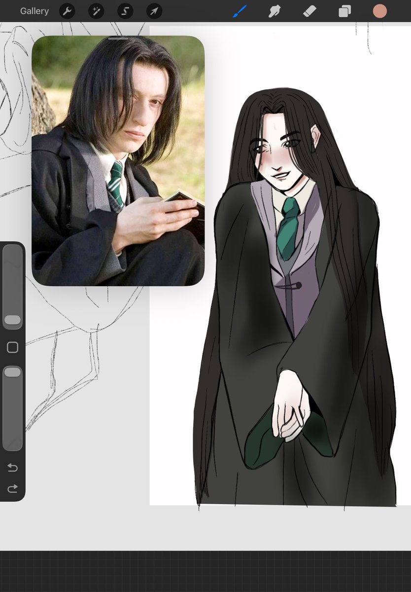 Sagutxis's tweet photo. Could everyone start drawing young yandere FemSnape very  quickly  just to make me happy…? https://t.co/A7wHNI45Fa