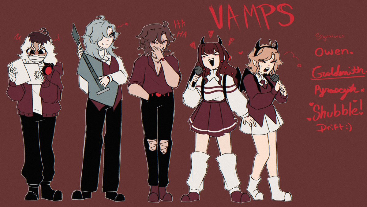 a_luv_note's tweet photo. rewatching vsmp reminded me of this college au so i rebranded it a bit so that everyone is alive and happy (w some angst)
more info pics in replies
#vampiressmp https://t.co/QRfTcQHTZs