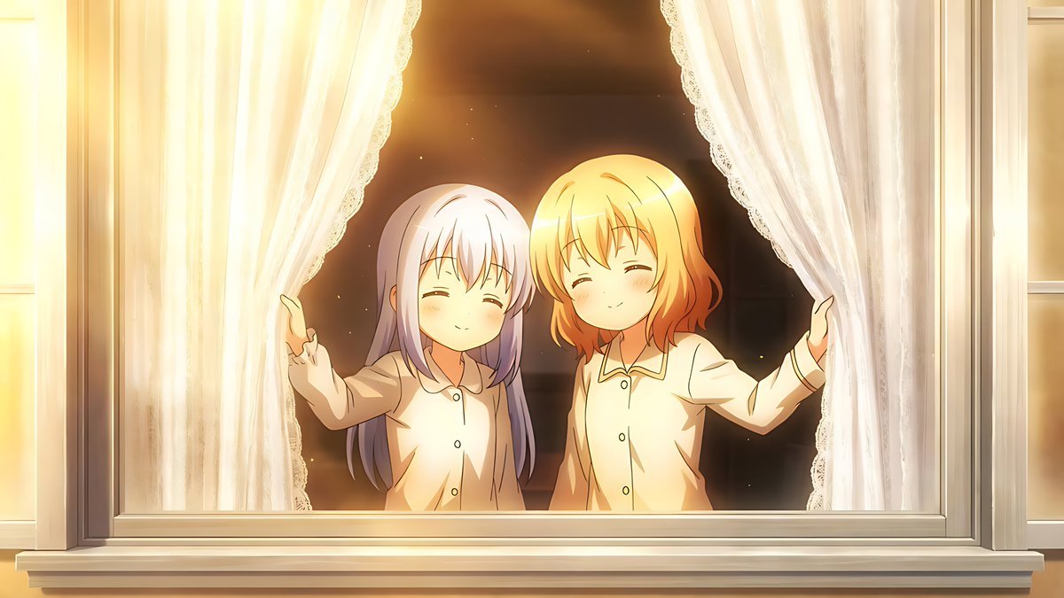 nitori_mania's tweet photo. チノ「おはようございます。今日もシャロさんと太陽が輝いています。」 https://t.co/arBMWstaI0