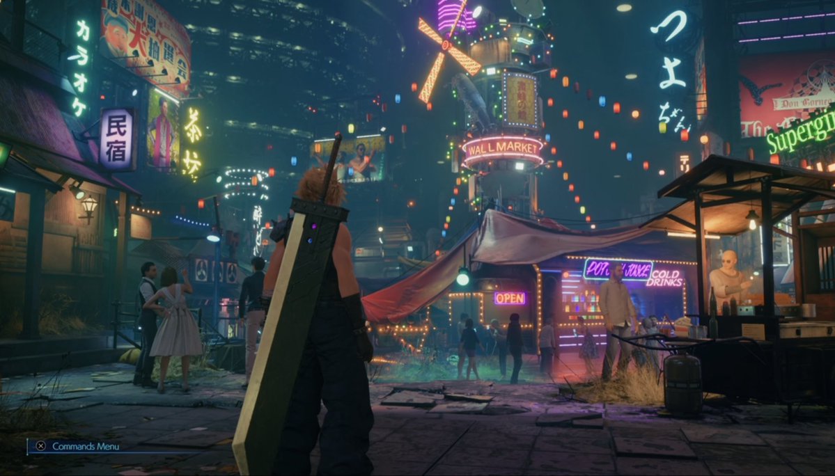 DaGommage's tweet photo. I wish I could experience Wall Market in remake for the first time again it was so special https://t.co/vPw8yH20un