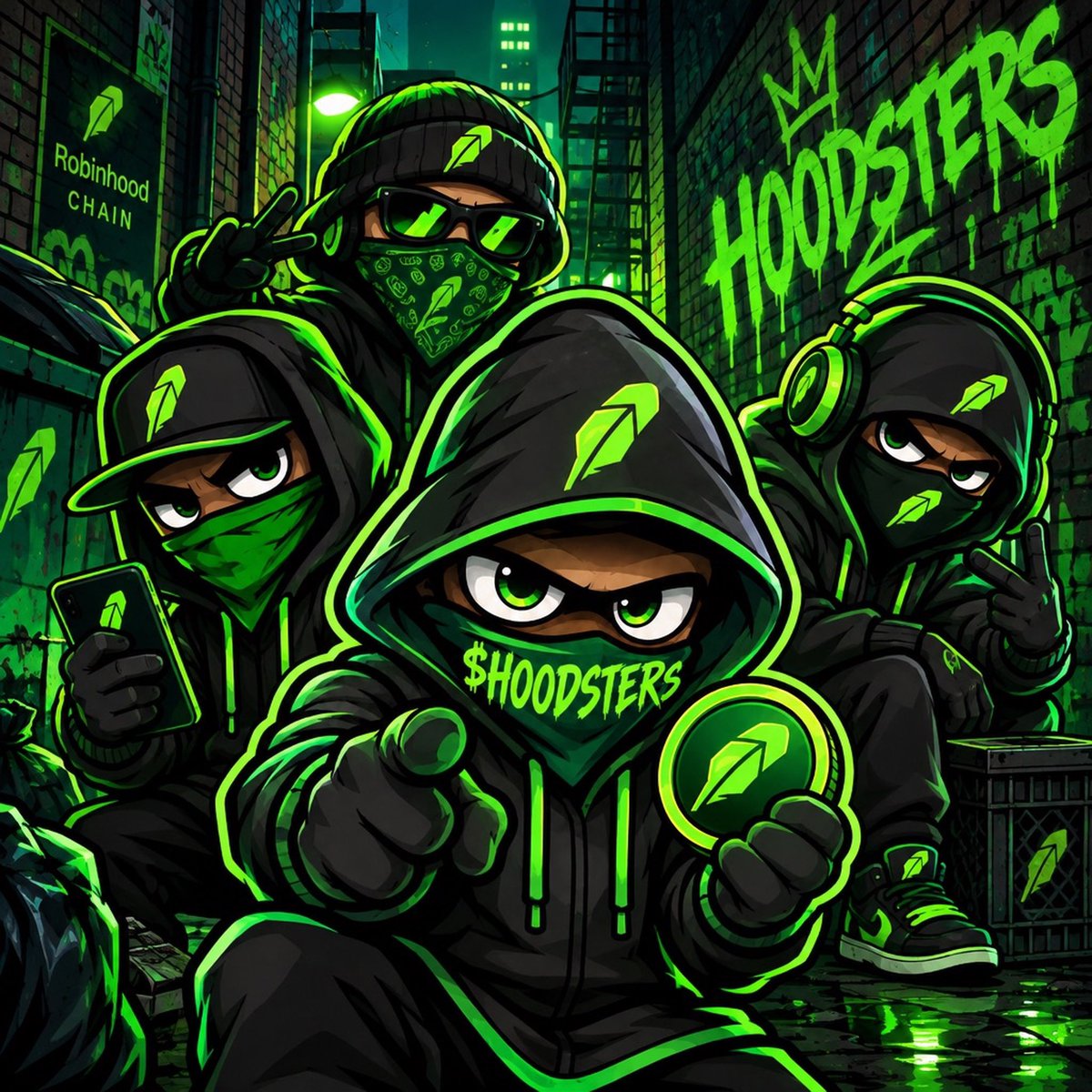 Zane_Calder's tweet photo. Hello Robinhood Community 

The HOODSTERS are taking over the Streets of RH

The crew is forming on Robinhood Chain.
Launching Oct. 2nd, 10am CT.

Join TG to get first access to CA.
https://t.co/duiTzUZ9z6

Follow On
X: @HOODSTERS_RH

WE ARE HOODSTERS https://t.co/l5LC2qHxQ4