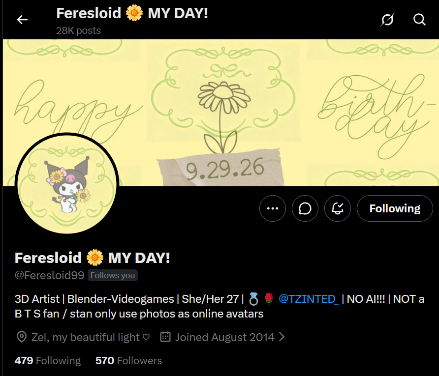 TZINTED_'s tweet photo. Matching once again with my beautiful Heaven (@Feresloid99), the most beautiful daisy in the garden of the universe. Thank you for being born, for your existence, and your presence in my life as my Daisy. Happiest birthday, my gorgeous One. 💛🤍🌼 https://t.co/TnBxurB8Xm