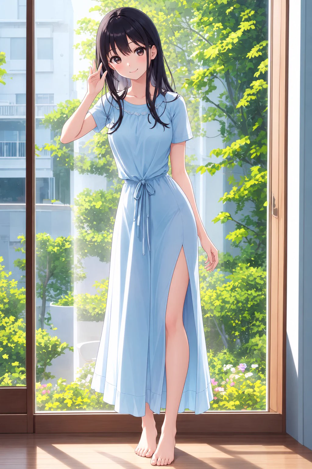 なごみ茶屋 | AIart в X: „おはようございます♪ 水曜日の朝ですね
