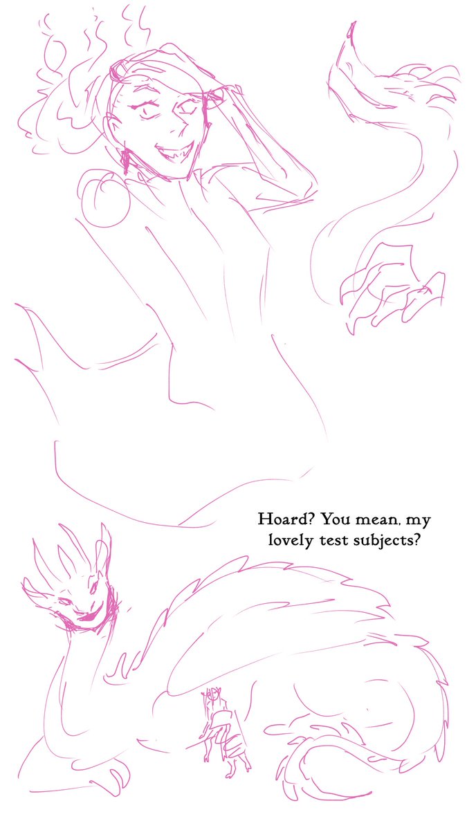 Saffi_Chan's tweet photo. ‘Scourge of the Earth’, Scourge for short. Mad necromancer. Shapeshifting dragon. Cause of everyone’s problems
#art #dragon #oc #necromancer https://t.co/E5rStBpnmu