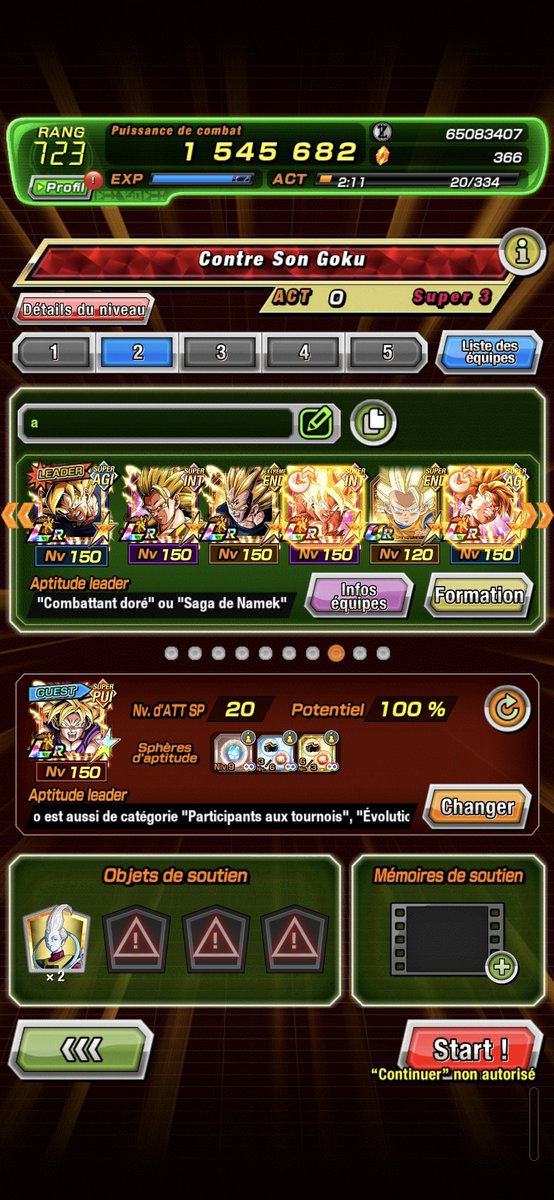 V3R510N_'s tweet photo. @DokkanEssential J’ai fais cette team, on en pense quoi ? Des conseils car javoue que j’ai mis goku ssj1 int juste pour proc le passif de goku ssj1 agi https://t.co/5nwWF4g9hL
