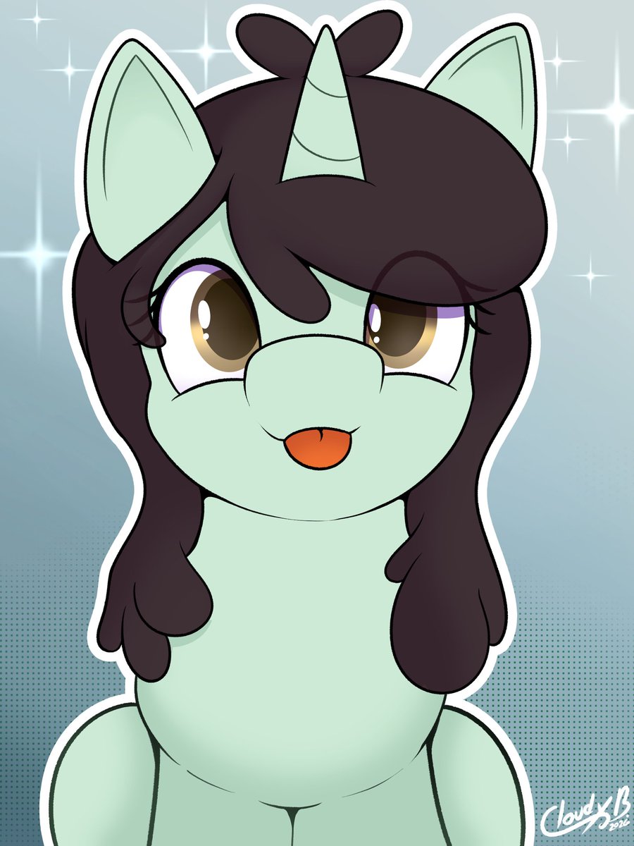 CloudyBirb's tweet photo. Mare of the week Sprout Greenhoof! https://t.co/lriKF5J13k