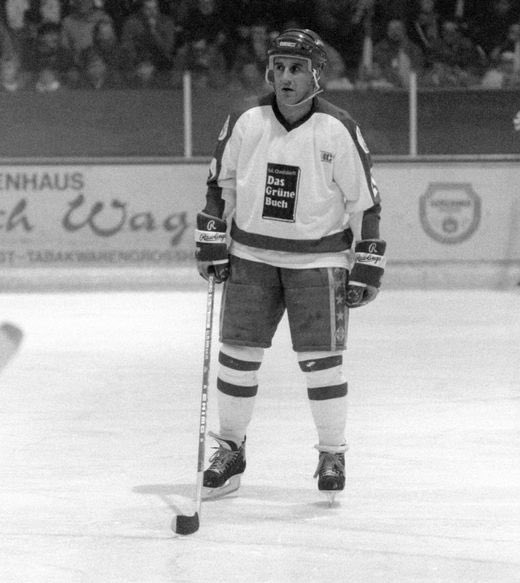 sonnysehra's tweet photo. in 1987, west german ice hockey team ecd iserlohn was going through financial problems ($3.5 million in debt). desperate for sponsorships, they struck a $900,000 deal with libyan dictator colonel gaddafi to advertise his ideological manifesto “the green book” on their jerseys. https://t.co/vW7G3L2Dxg