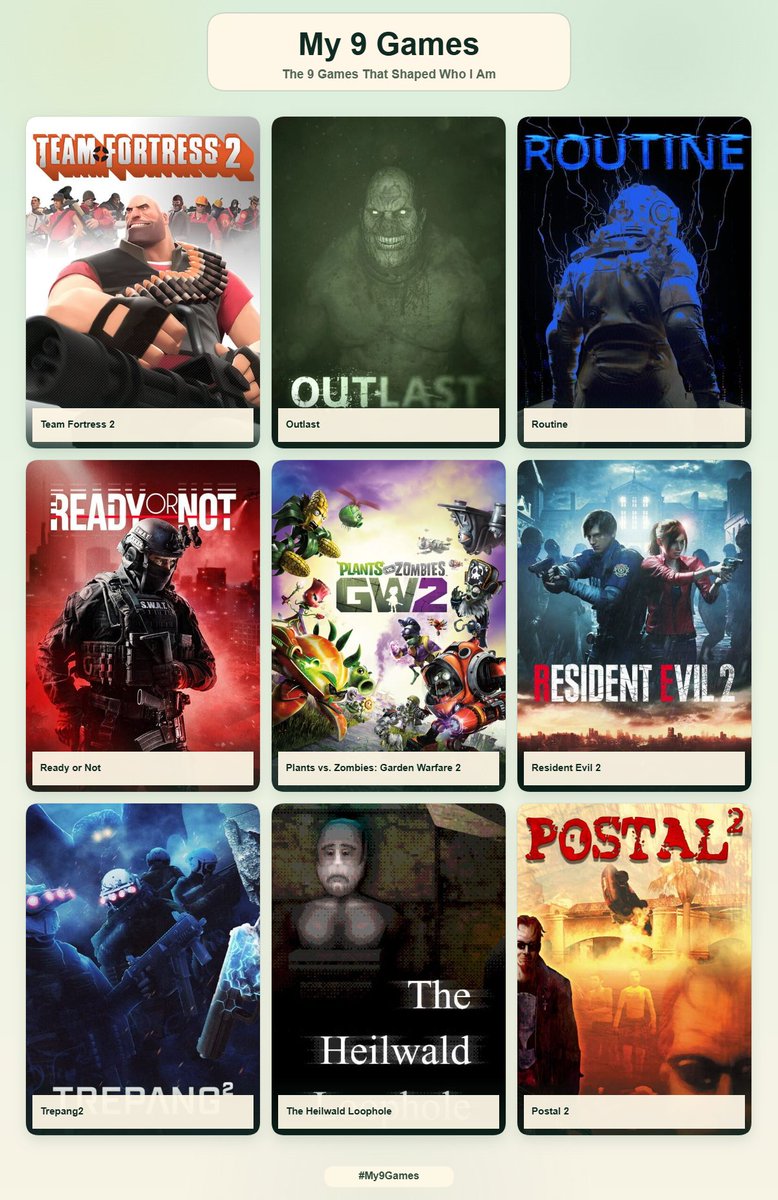 Spooky_Batz's tweet photo. Trendy 9 games post https://t.co/s0eoCkjET8