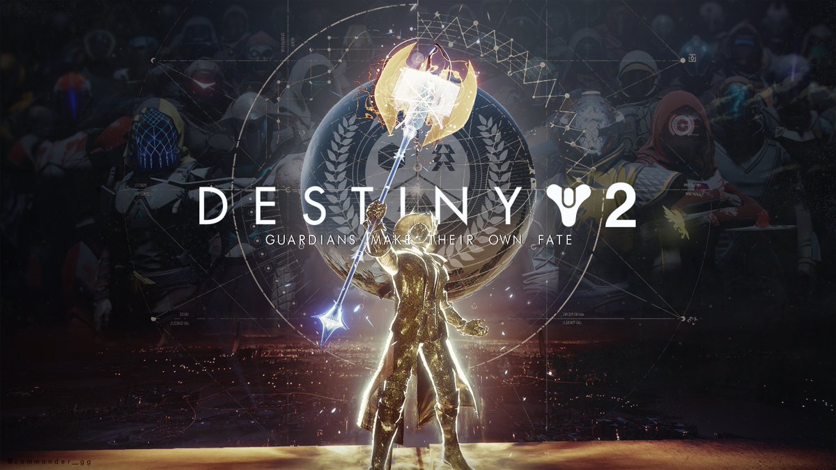 SynerG12's tweet photo. Guardians make their own fate.  

This is a Photoshop project I made to honor the exceptional accomplishment that we, as Destiny 2 players, achieved by bringing this amazing game back from the dead, a game that has helped so many people. The gaming industry is in a terrifying place right now, but what we managed to do proved that even in these dark times, our voices can still be heard. 

Our future is what we make it.