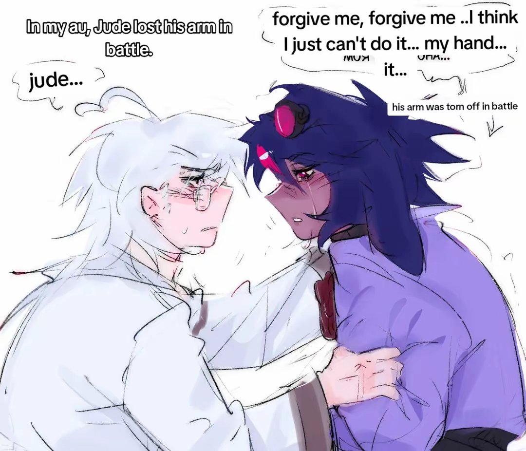 jesuitgay's tweet photo. My thoughts on an AU where Shadow is Jude's mentor/parent idk #shadowmct #judelow https://t.co/TbyzGDnh5K