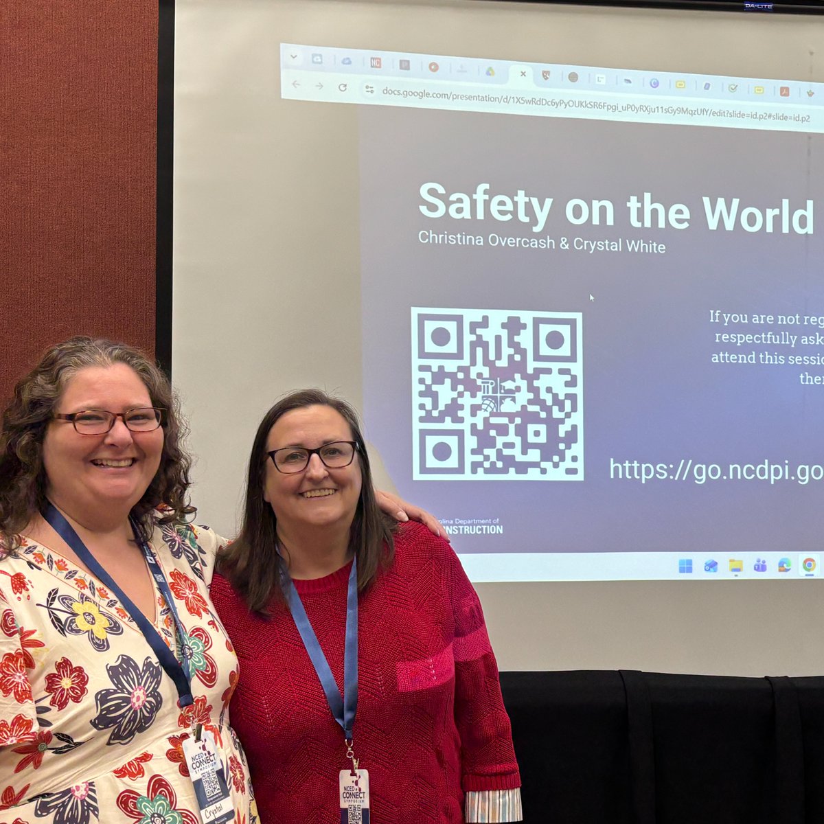 TCSchoolsNC's tweet photo. ❤️Always Learning! TCS Data Managers and Media Coordinators are at #NCEDConnect learning, leading and sharing expertise with colleagues. Congrats C. Overcash and C. White for presenting on Digital Citizenship and the TCS Read to Rise literacy initiative📕. https://t.co/taZaHMqgsm
