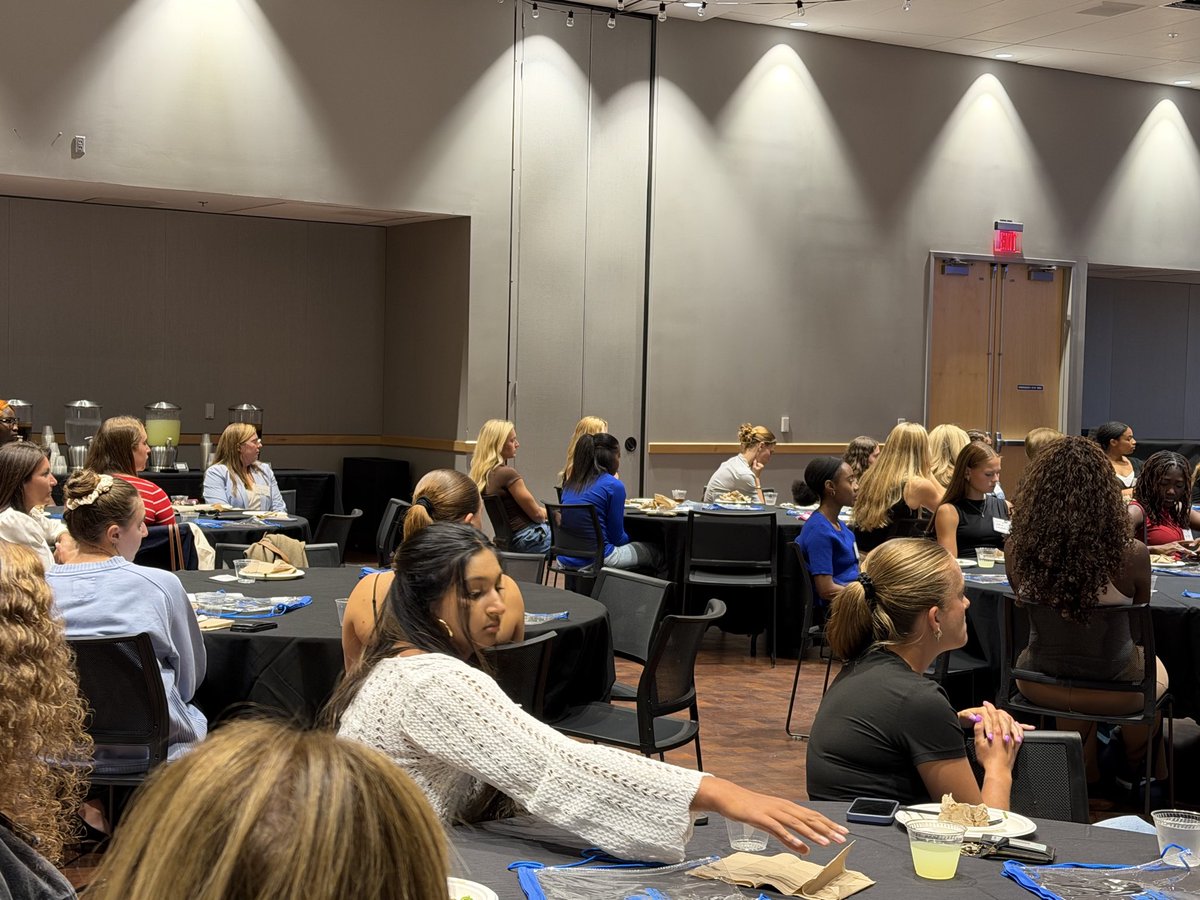 ADCone's tweet photo. Beyond the Finish Line sponsored by Gratz Park Private Wealth. Panelists plus 20 Women Community Leaders giving back to our Women S-A’s.  💙AVL. https://t.co/FqGLjU6jbN