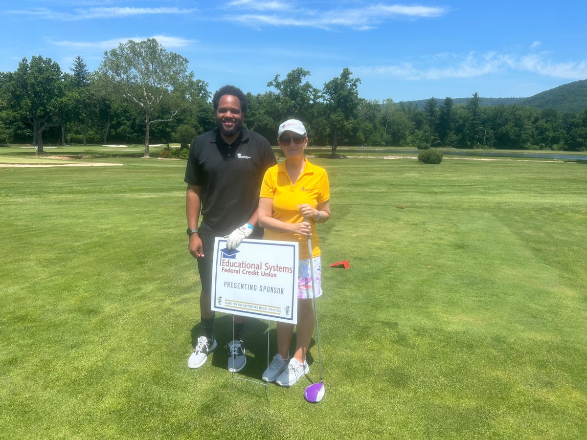 ESFCU's tweet photo. We were glad to support Mount St. Mary's University’s Annual Golf Tournament, helping raise funds for the university and its students while connecting with members of the Mount community.

We appreciate the opportunity to support the students working toward their future. https://t.co/P9PGzZ9QwK