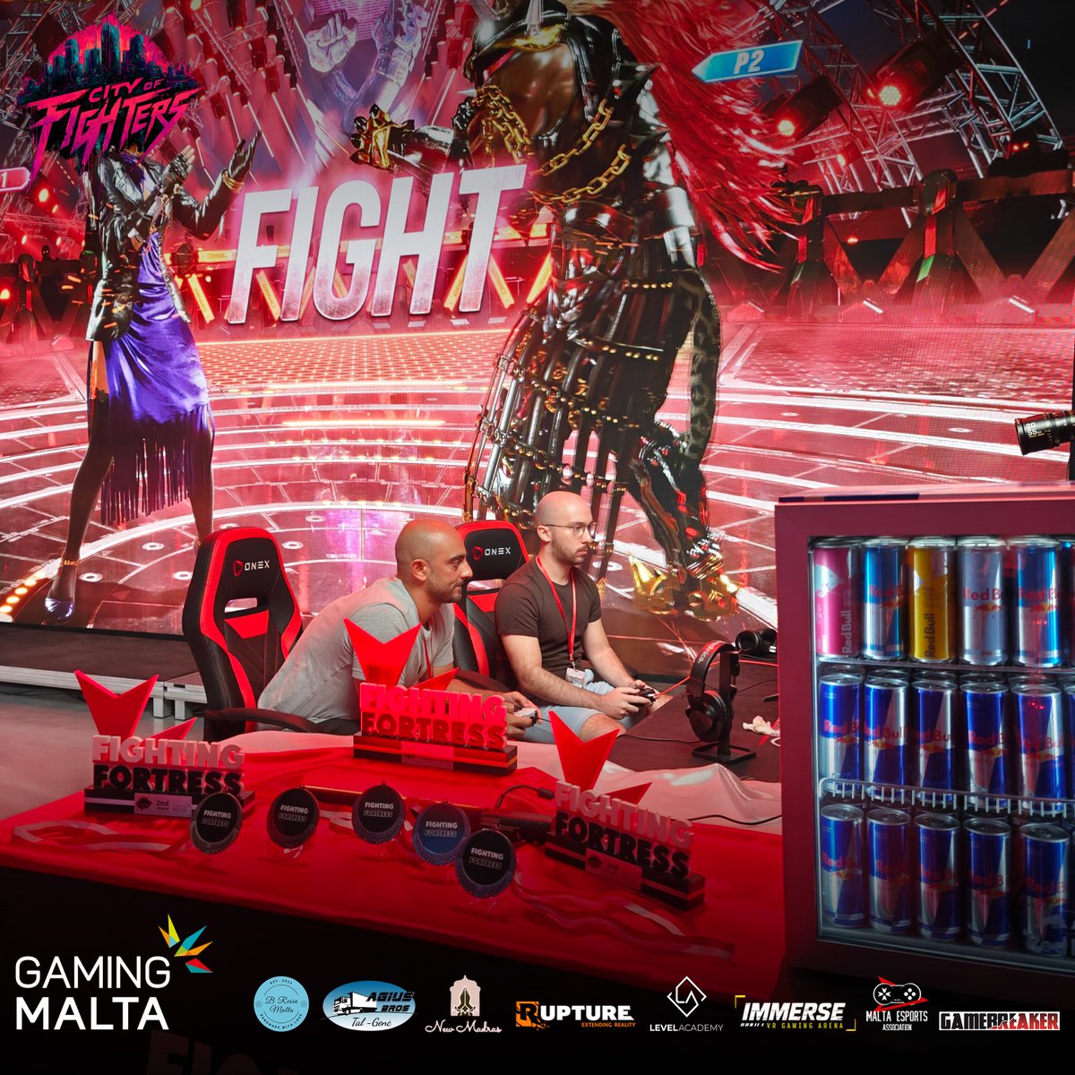 CityofFighters1's tweet photo. Honoured to have served our country, our Tekken community, and the Europe 1 region with FIGHTING FORTRESS, a Dojo Tier 3 event.  

We truly hope everyone enjoyed the experience as much as we did. It took an incredible amount of hard work to bring it all together, but in the end, every effort was worth it.  

The concept of FIGHTING FORTRESS was formed two years ago and last Saturday, it finally became a reality.  It truly feels surreal.  

Our community is now achieving success not only locally, but across the continent—and with our special announcement, perhaps we can reach even further. 

 Thank you to everyone who believed in the vision, supported us, competed, attended, and helped make FIGHTING FORTRESS a reality.   

This event is proudly supported by GamingMalta, as part of its ongoing commitment to Malta's grassroots esports community.  

@gamingmalta  | @levelacademygg   | Rupture  | Immerse | Agius Brothers Co Ltd. | B Resin Malta | New Madras Indian Restaurant  | Gamebreaker | @malta_esports