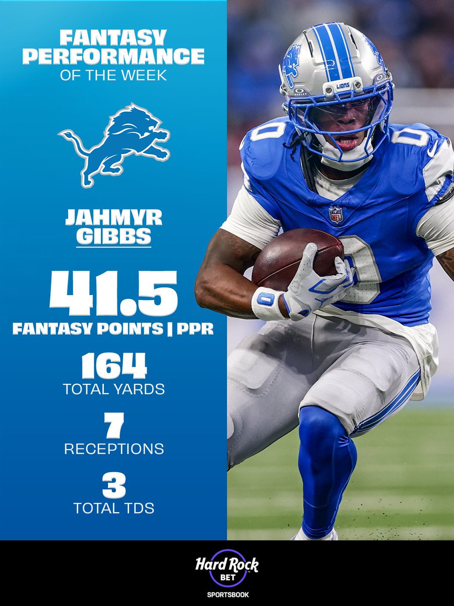 Raise your hand if you drafted Jahmyr Gibbs first overall 🙋 @​HardRockBet 
 [📷](https://pbs.twimg.com/media/HTamwdHbMAEh5JY.jpg) https://pbs.twimg.com/media/H