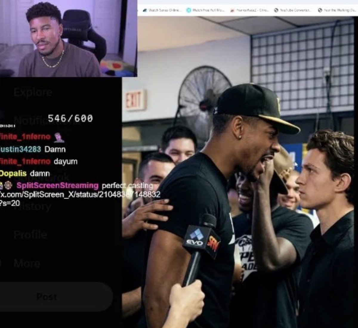 lowtierrogdaily's tweet photo. LowTierGod (Age 41) AIs himself confronting Tom Holland since he’s married to Zendaya https://t.co/ai0lj63Fzp