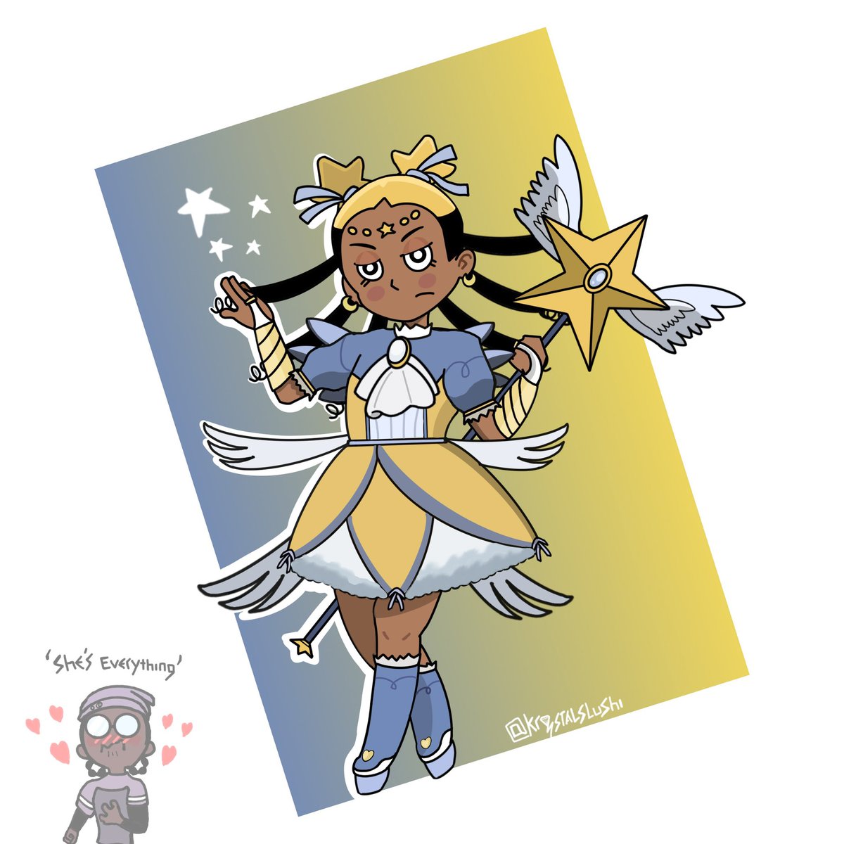 krystalslushi's tweet photo. The teenage Star Guardian💛🌟
#IDWTBAMG https://t.co/btmamEWVya