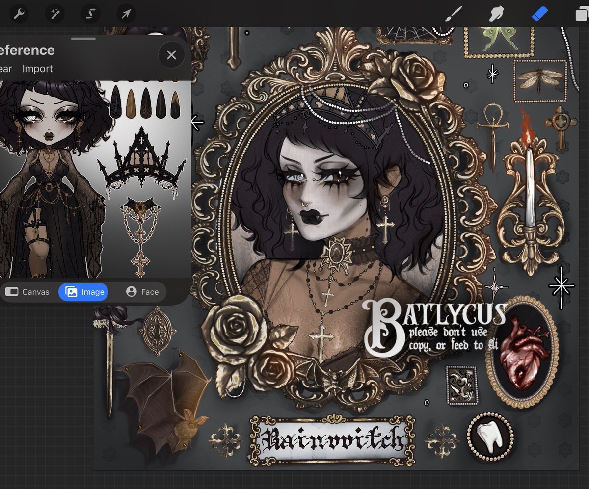 BatLycusx's tweet photo. Gothic wall YCH wip 🦇🕯️
#vgencomm https://t.co/WG2atBZxog