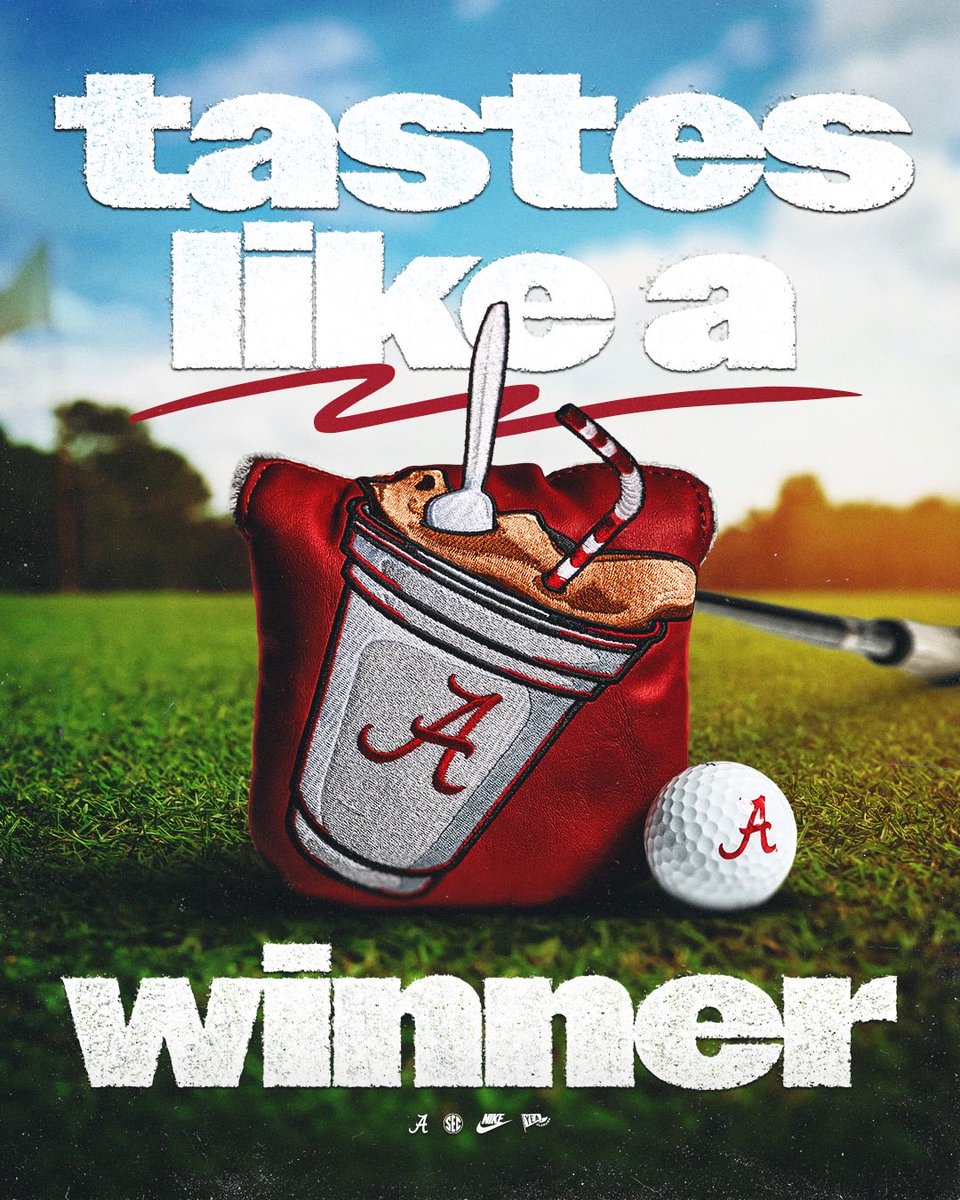 AlabamaMGolf's tweet photo. Milkshakes Secured 🥤

#RollTide https://t.co/pTRQ7WL73s