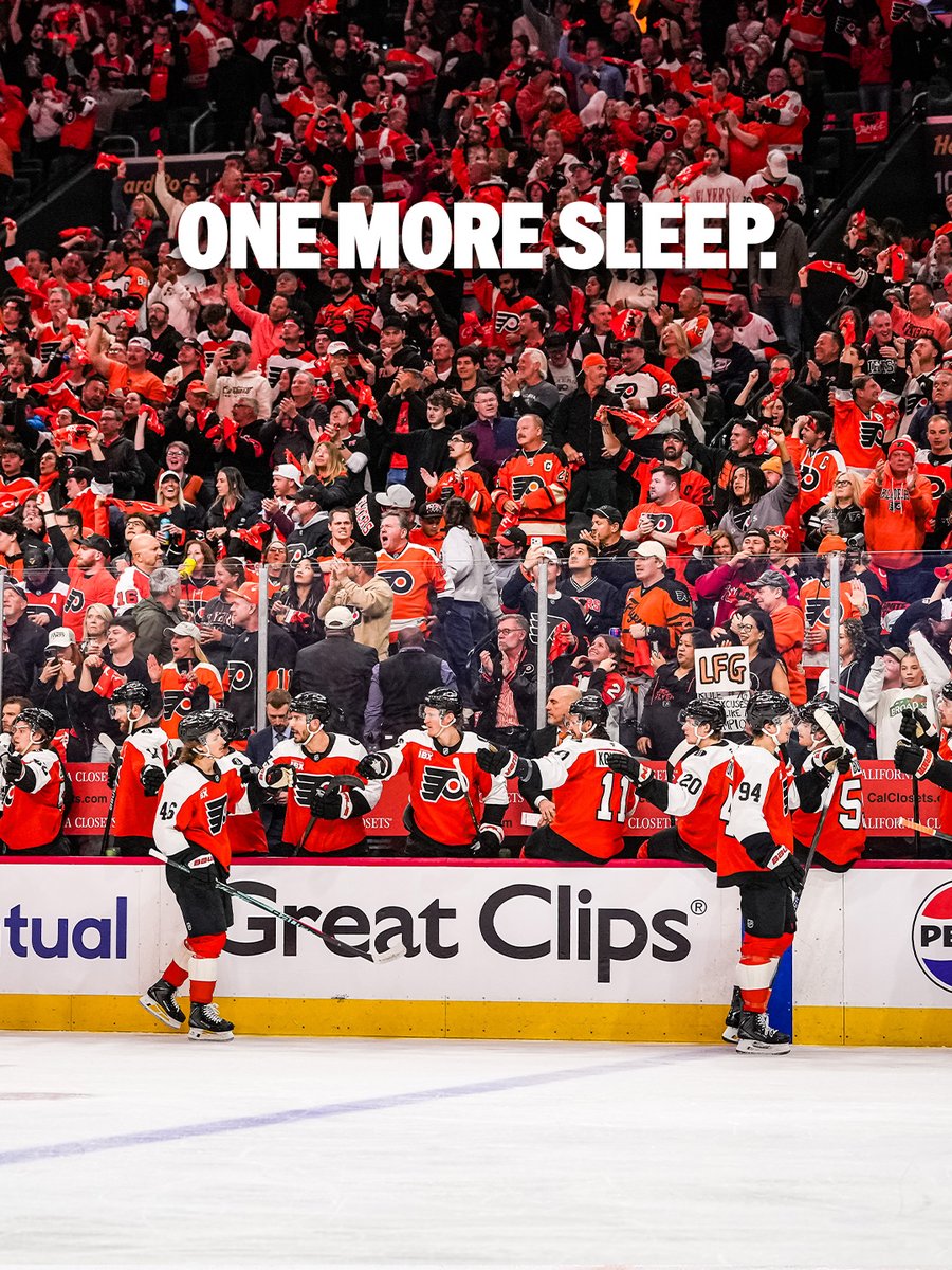 NHLFlyers's tweet photo. We're so close. #LetsGoFlyers https://t.co/nvf6aGcbPj