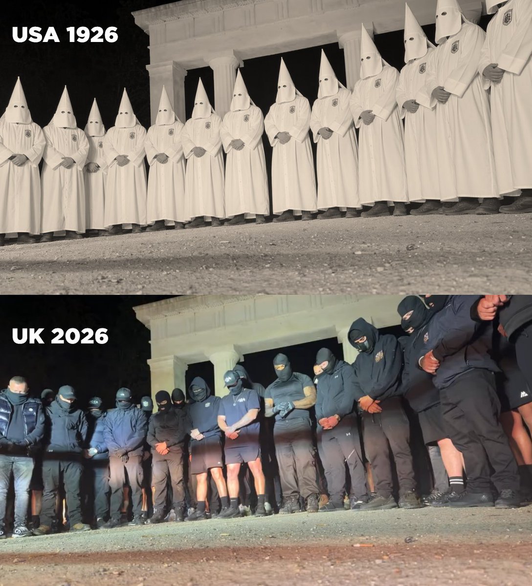MittensOff's tweet photo. Nonce Bonnets, an ocean and a century apart. We need to learn from history. https://t.co/AkICXFIz5I