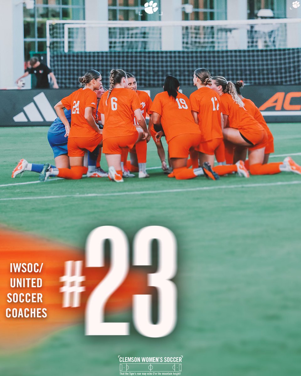 clemsonwsoccer's tweet photo. On the rise📈 https://t.co/LnnK5xynJl
