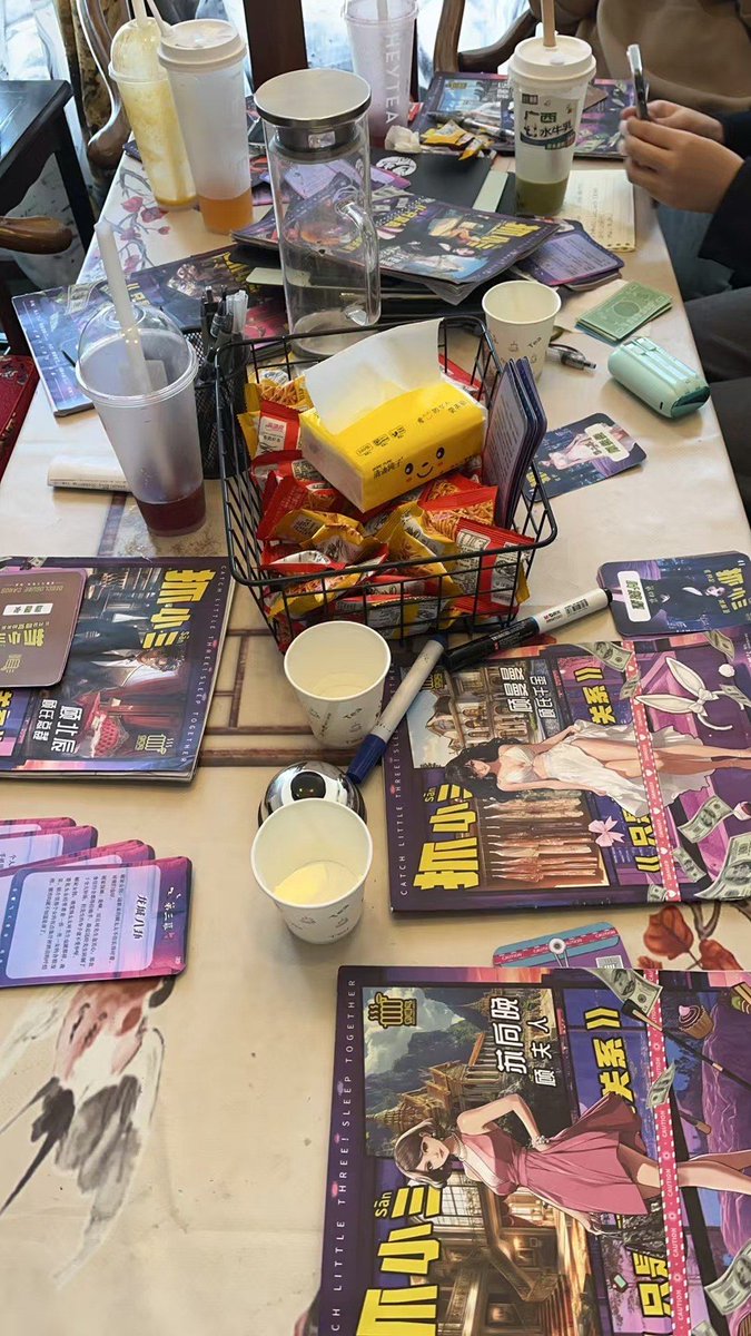 DeltaZehnp3h's tweet photo. Just wrapped an insane 5-hour murder mystery in a tiny game room—plot twists hit so hard I spilled my boba, the cast turned 2-hour clues into a laugh riot, 10/10 would hide a evidence letter in my backpack for next time. https://t.co/7spgIpwbef