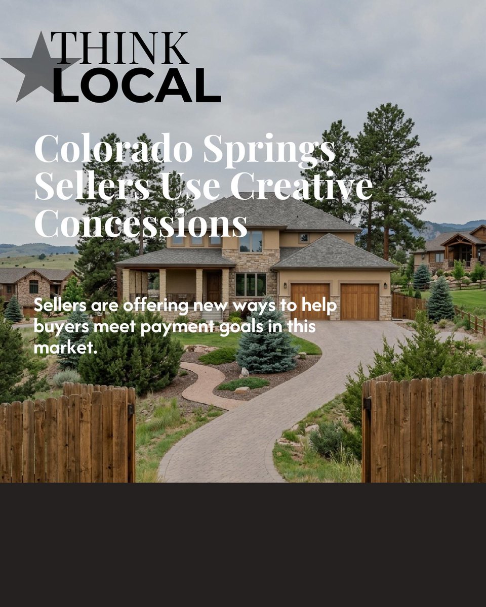 UliPryse's tweet photo. Buying in Colorado Springs? Seller concessions could help cover closing costs or fund an interest rate buydown, making your next move more affordable. 🏡 What would help you most: less cash upfront or a lower monthly payment? https://t.co/aqbQPJ2bR7