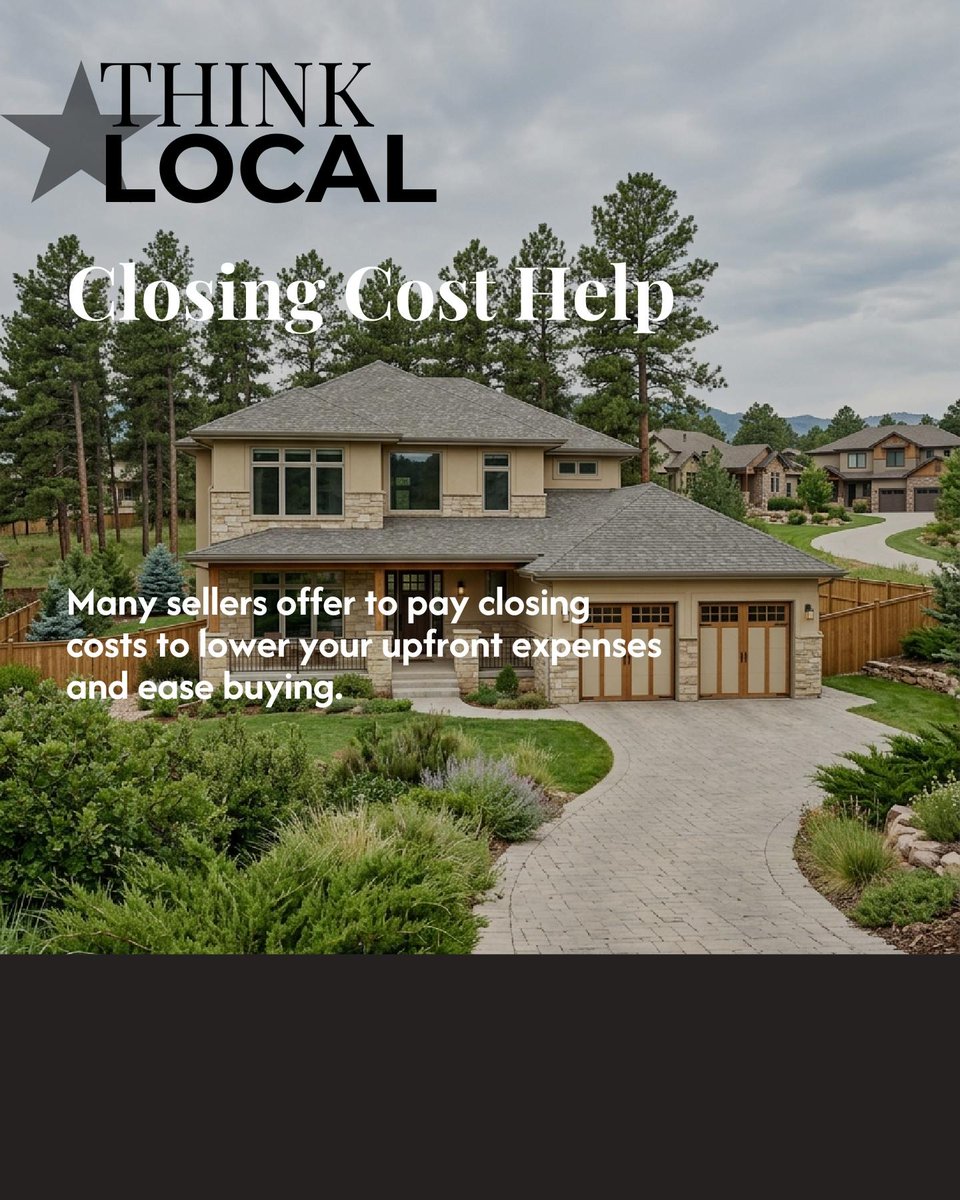 UliPryse's tweet photo. Buying in Colorado Springs? Seller concessions could help cover closing costs or fund an interest rate buydown, making your next move more affordable. 🏡 What would help you most: less cash upfront or a lower monthly payment? https://t.co/aqbQPJ2bR7