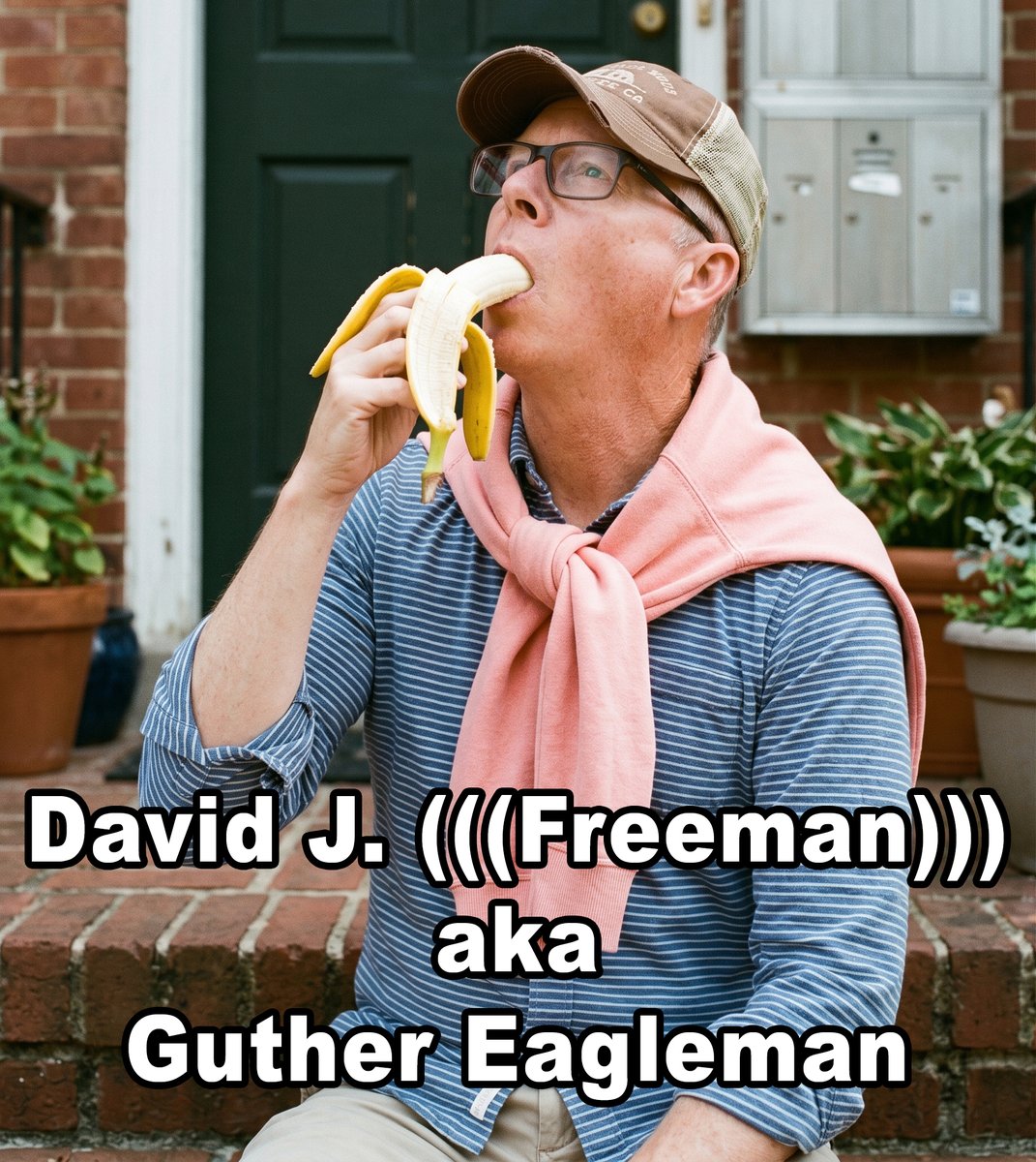 AlexExtremist's tweet photo. @GuntherEagleman BananaJew making himself an AI character is peak MIGA https://t.co/rARJVbmg7D