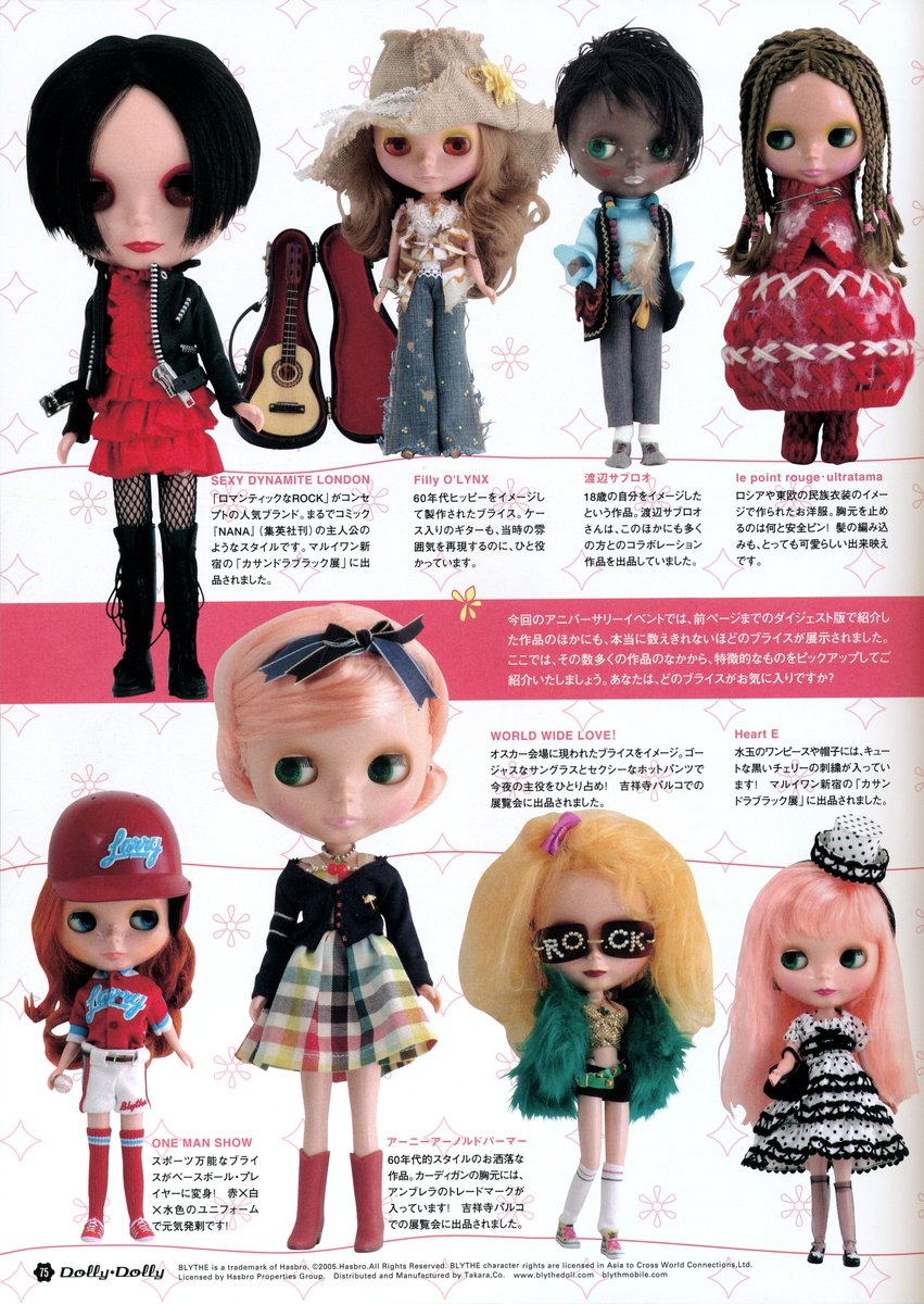 tweecafe's tweet photo. ✽ featured works of customized blythe dolls https://t.co/pHrHytwdtQ