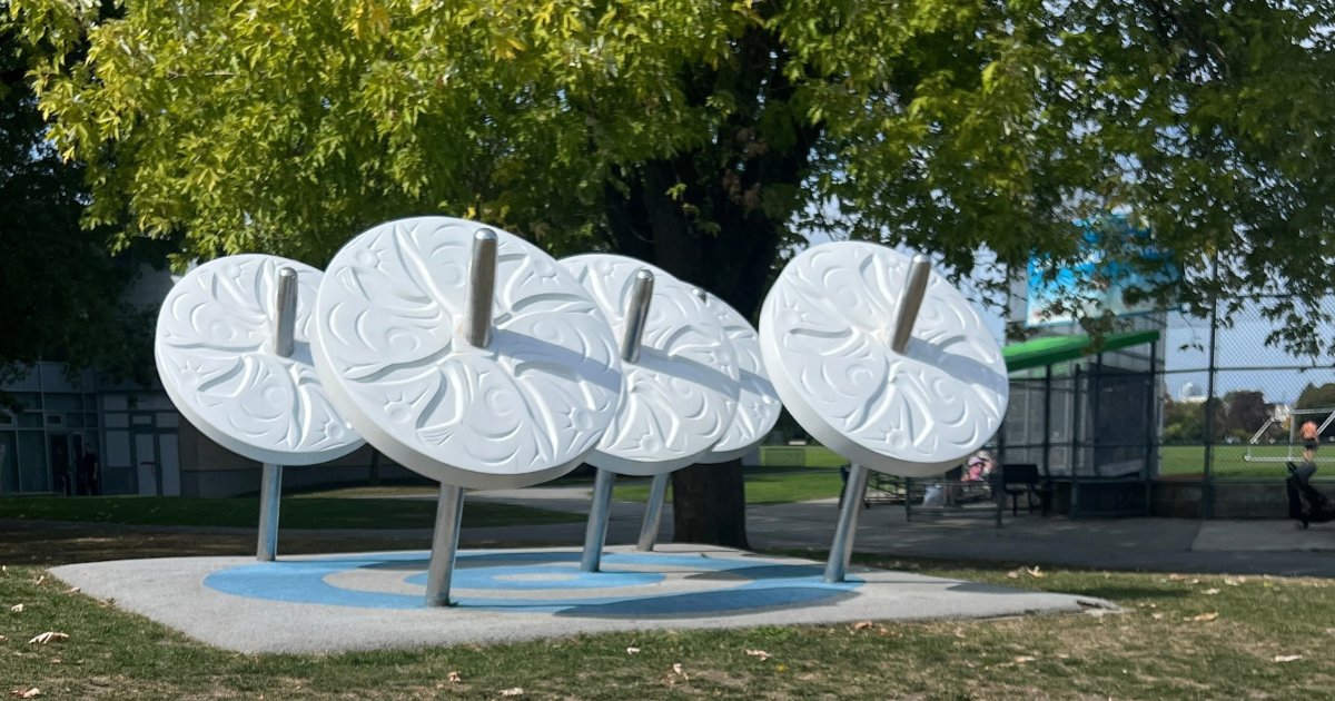 ParkBoard's tweet photo. PLENTY, a public artwork by Aaron Nelson-Moody (Tawx’sin Yexwulla / Poolx’tun), has been restored and reinstalled at Hillcrest Park and Community Centre.

Next time you’re there, be sure to check it out!

🔗 Learn more: https://t.co/tNp28bUXDa https://t.co/HHYnFReLtx