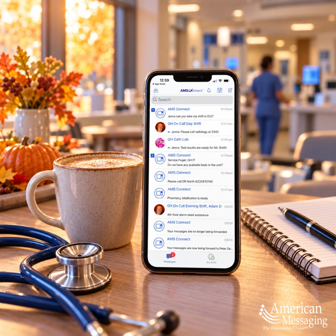 amsmsg's tweet photo. ☕ Coffee helps you stay alert. AMSConnect helps make sure your critical messages get your attention, too.

Here’s to the coffee that keeps us going and the communication that keeps critical teams connected.

Happy National Coffee Day from American Messaging!

#NationalCoffeeDay #AMSConnect #CriticalMessaging #AmericanMessaging