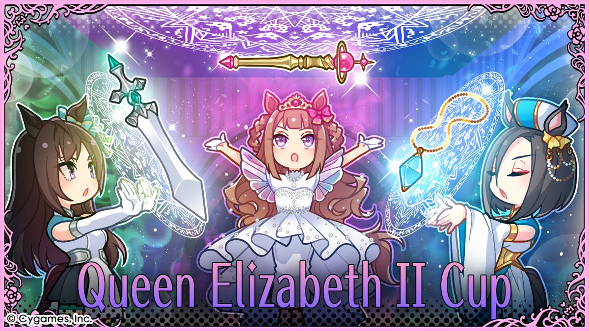 umamusume_eng's tweet photo. Have you completed the Queen Elizabeth II Cup missions? We've sent out a present commemorating the race!

🎁 Gift Contents:
- Monies × 50,000

#Umamusume https://t.co/ow8Q5v5S2z