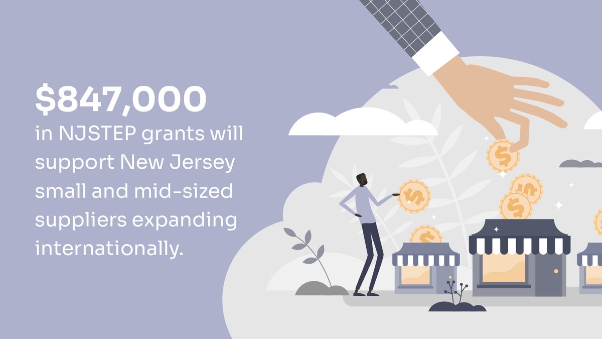 NYNJCouncil's tweet photo. $847,000 in NJSTEP grants will support New Jersey small and mid-sized suppliers expanding internationally. Read @NJBIZ for more information. 
https://t.co/WaIvOg1mxK

#NYNJMSDC https://t.co/DqHsea77Ih