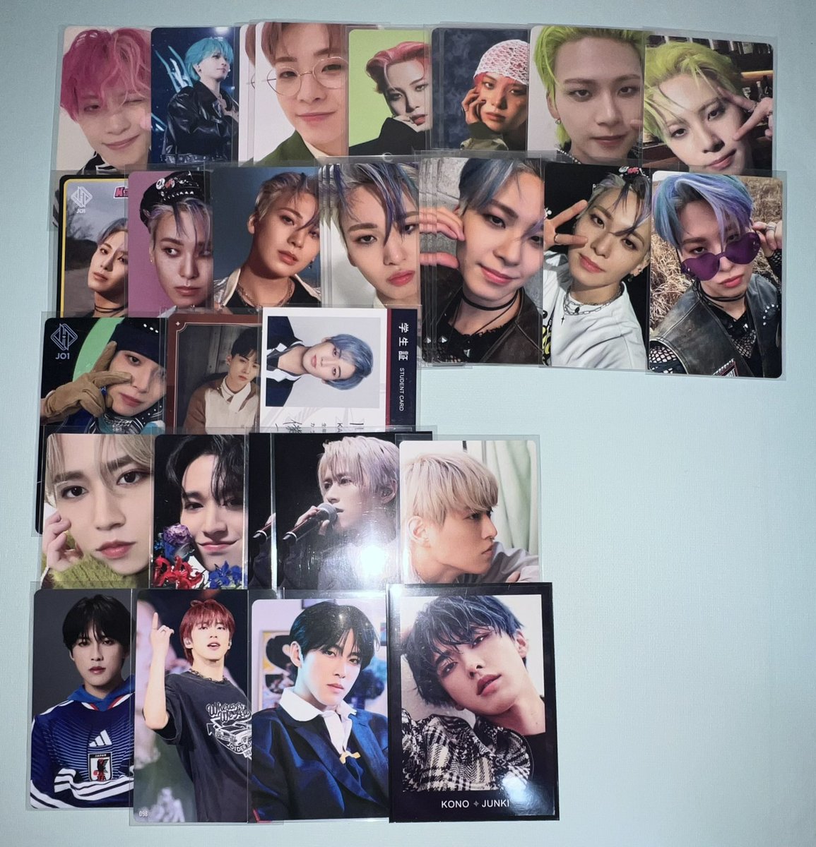 47nyan_non's tweet photo. JO1 JOCHUM OWV ORβIT 交換 トレカ 買取

譲　画像 

求→JO1 與那城
        ORβIT ORBIT 安藤 
        OWV 本田 （浦野）

未所持多数の為同異種なんでも検討します！

n:1 🙆‍♀️郵送希望
アクスタ⇔トレカ🙆‍♀️
検索からもお気軽にお声掛け下さい🙇‍♀️
 #JO1交換 https://t.co/1WLsc0XeGA