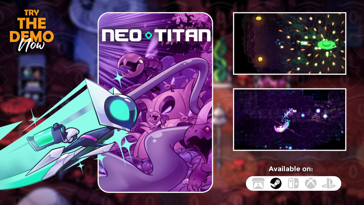 Indie_Watcher's tweet photo. End the reign of the Titans across the globe in NEO TITAN. Travel across a hostile alien planet crawling with deadly beasts, upgrading your arsenal along the way to wipe them out
Check out the demo for this bullet hell metroidvania
#indiegame #indiedev https://t.co/ik1vo9xgDy