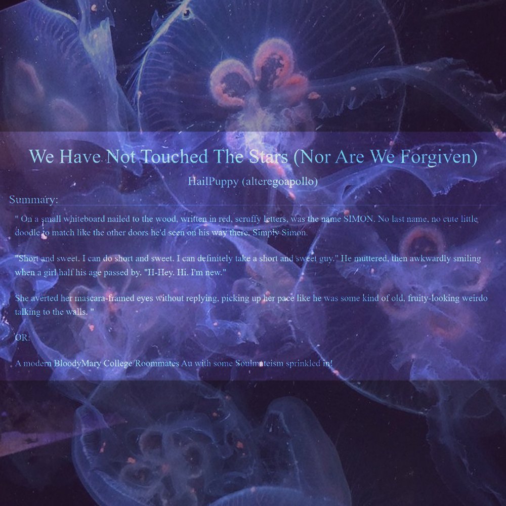 projecthailpup's tweet photo. ’🦊。BloodyMary Oneshot Announcement! 🐺

。Title: We Have Not Touched The Stars (Nor Are We Forgiven)
。Status: Completed Oneshot | Word count: 6767 words i'm not kidding
。Rating: Explicit 🔞

🔗⤵️ https://t.co/cjsKAGLSDb