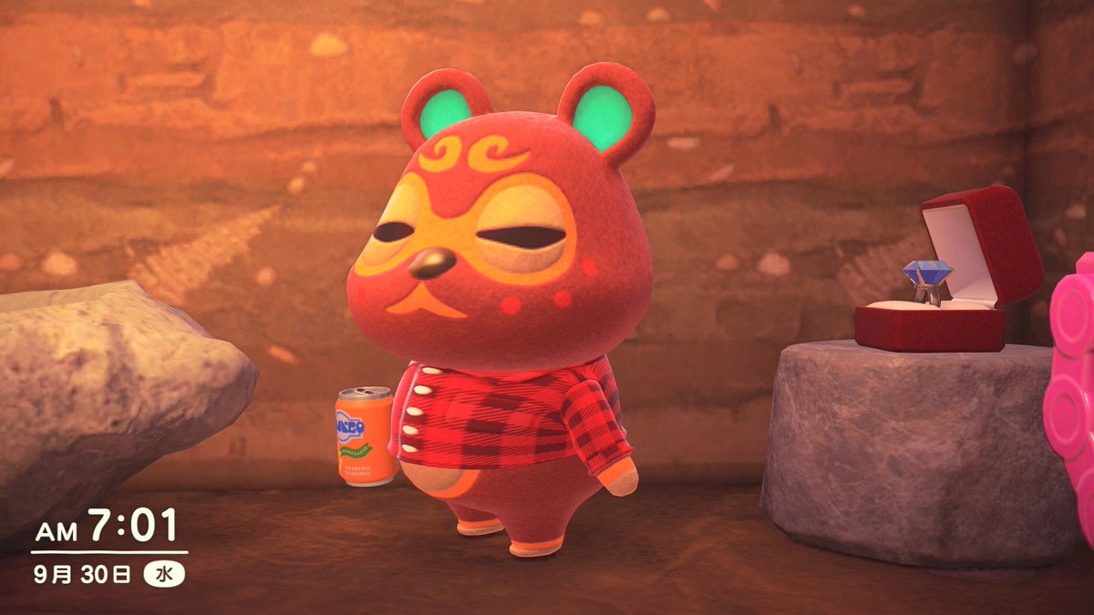 yudeegg_katame's tweet photo. おはようのどぐろうちゃん
#どぐろう #Clay #Boliche #NintendoSwith2 #どうぶつの森 #AnimalCrossing #ACNH https://t.co/v5oMqConLh
