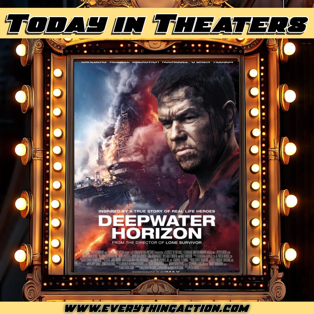 evaction's tweet photo. Audiences experienced the #DeepwaterHorizon disaster 10 years ago when the movie opened on September 30th, 2016 #MarkWahlberg #KurtRussell #JohnMalkovich #GinaRodriguez #DylanOBrien #KateHudson #PeterBerg #DisasterMovies #BasedonTrueEvents https://t.co/CnZcO4fy6Q