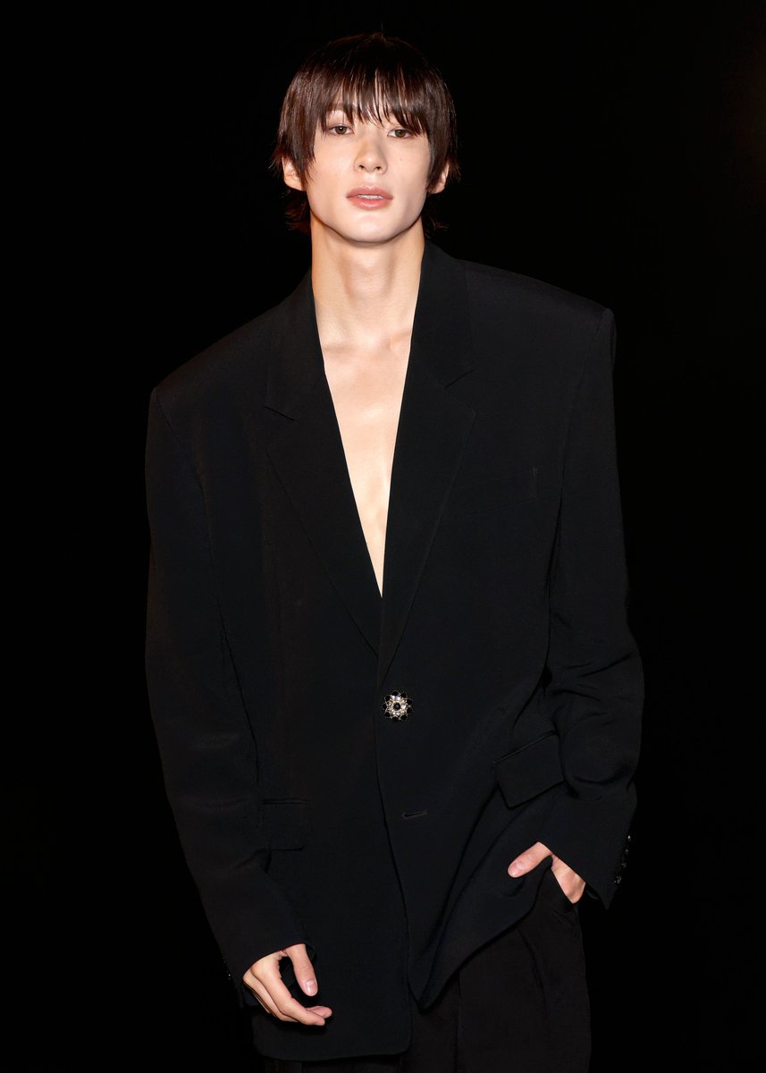 billboard's tweet photo. RIIZE's Anton attends the Saint Laurent Women's Spring-Summer 2027 fashion show. https://t.co/YDN0ya8KP3