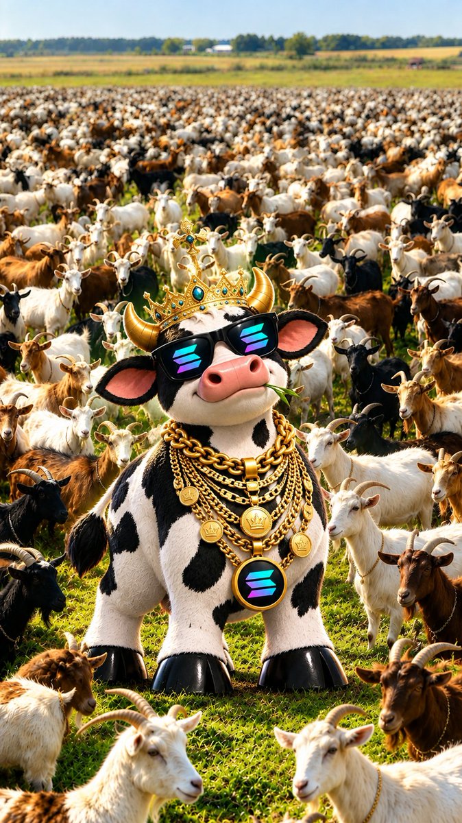 cryptotipply's tweet photo. 👑🐮 The king has arrived, and the whole herd knows it.

$SOLMOO isn’t here to follow the herd, it IS the herd. 🔥🚀

@SOLMOOsvj @Cryptmaill

#SOLMOO #SOL #memecoin https://t.co/bz2KBjhHBu