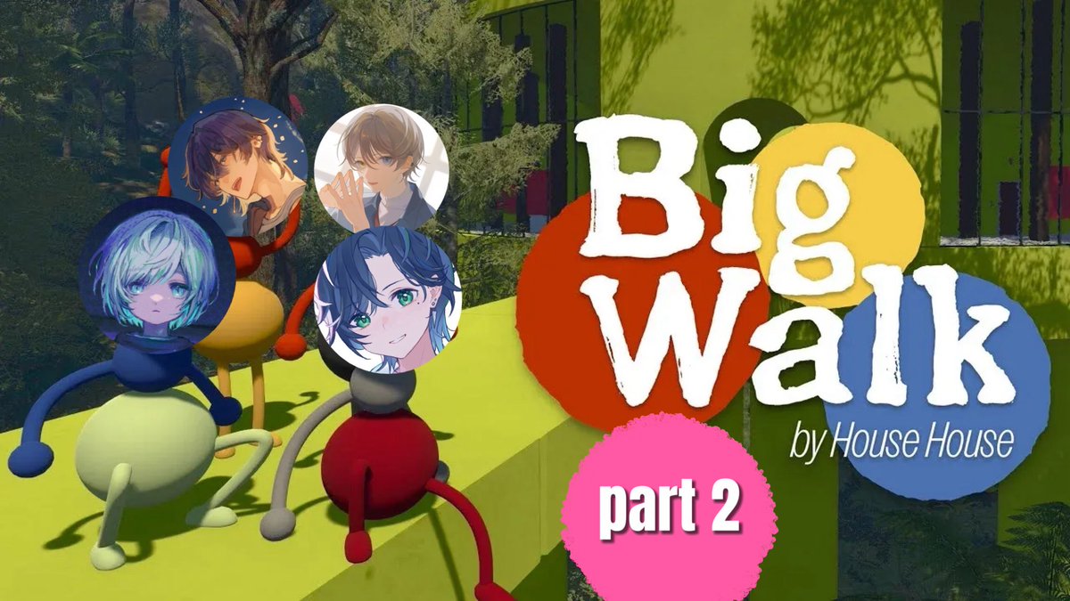 harearuku's tweet photo. おはようございます！

本日21時から仲良し4人で
Big Walk (part 2)をやります🤝🏻

(part 1はみっちゃんの配信に録画が残っているのでそちらもみてね) https://t.co/fuCyLUPtso